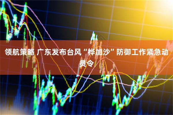 领航策略 广东发布台风“桦加沙”防御工作紧急动员令